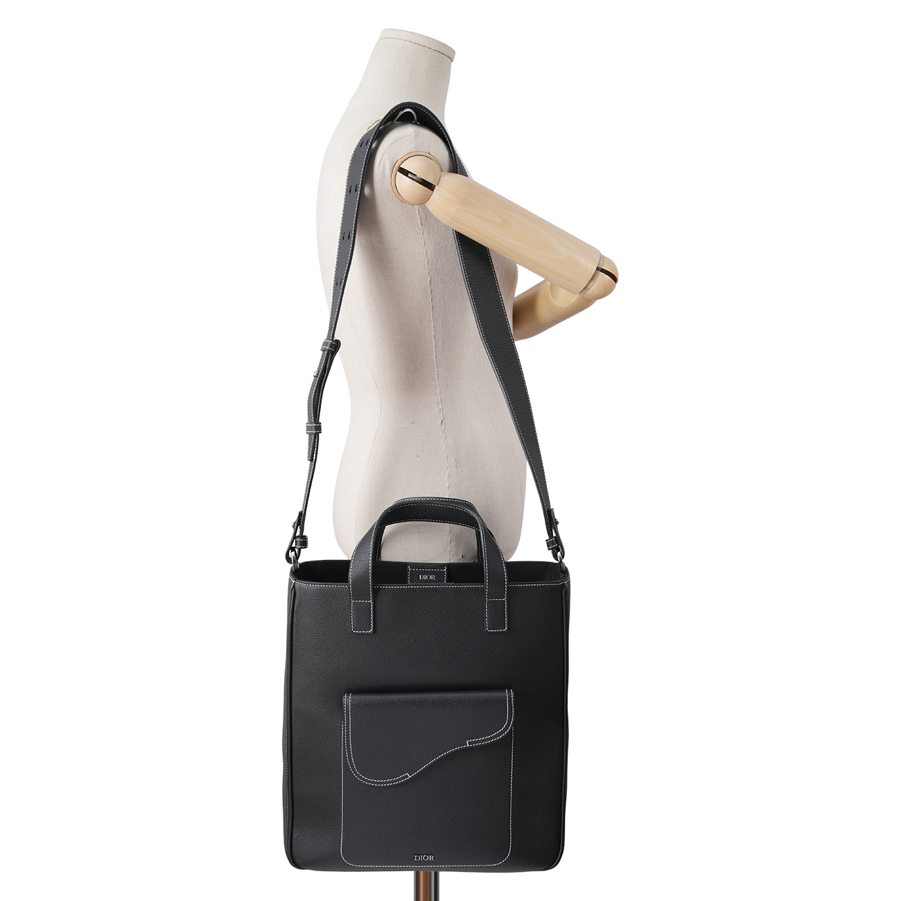 CHRISTIAN DIOR(USED)디올 옴므 새들 포켓 토트백